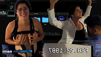 Roxxan the Latina Secretary Gets Creampie by Guard in POV 4K - Big Ass Squirting & Rough Sex