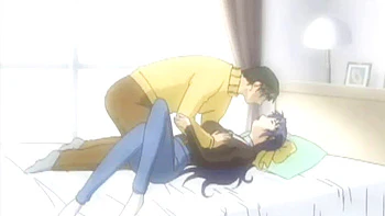 Cum-covered Japanese anime in fuck session gets banged