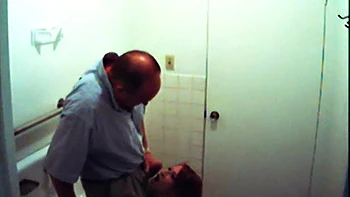 Cum guzzling cock sucking office slut gets on knees