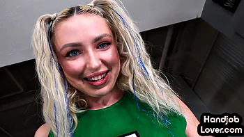 21yo petite babe gets facial