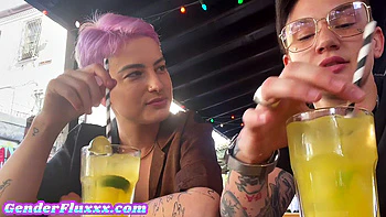 Real trans amateur fucks GF