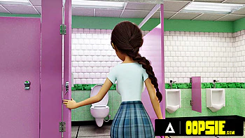 OOPSIE - Raunchy Futa Fuck-Fest With Massive Cum During Gloryhole Fun! ANIMATED PORN!