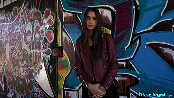 Hot Brunette Bounces on Huge Cock