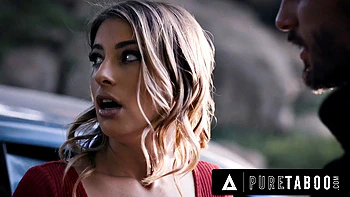 PURE TABOO Desperate Hitchhiker In Trouble Kristen Scott Seduces Escaped Criminal To Save Life