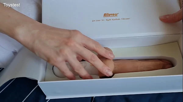 Young Milf Unpacking Bestvibe Thrusting Dildo, this toy could replace her lazy husband.... its alive!!!