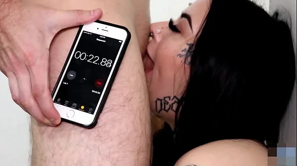 Lex Lucifer's Face Tattoo FACEFUCK! Forked Tongue Goth Busty Babe Gets Throatfucked - Deepthroat Blowjob Until Big Facial