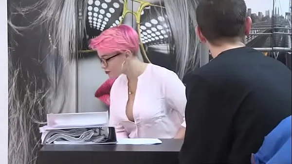 Horny ladyboss loves banging young job candidates