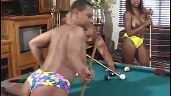 Dark and light threesome: Blowjob, Doggy  Cowgirl Porn