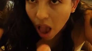 In the hotel with a mature man