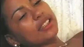 Hot young mulatto moaning and cumming while spitting: Amateur, Babe  Anal Porn