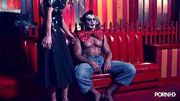 Brooklyn Lee Fucking The Clown: Blowjob, Cowgirl  Missonary Porn