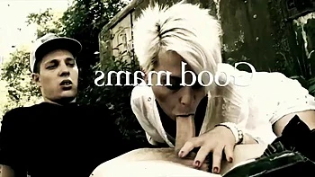 Horny Melinda seducing her two gardeners: Blowjob, Big Tits  Hardcore Porn