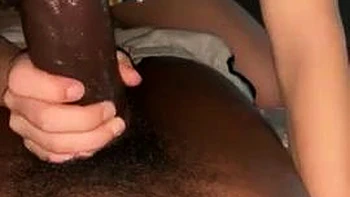 TEEN FUCKS BLACK DUDE: Blowjob, Amateur  Brunette Porn