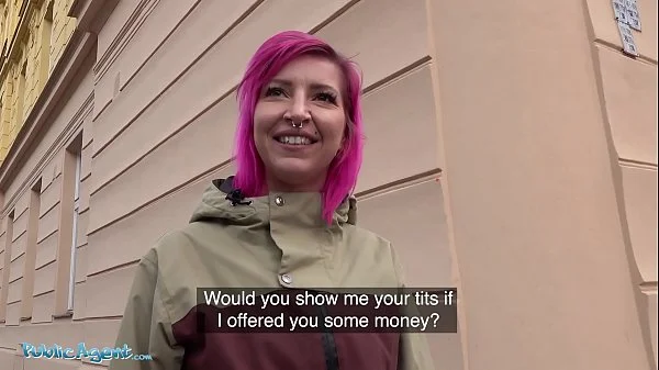 Public Agent Alex Bee Fucked in a Strip Bar by a Big Cock