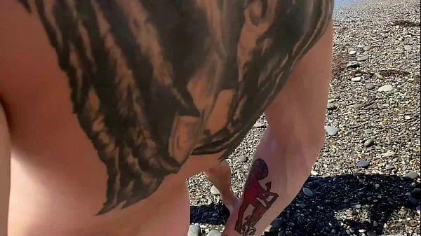 PICK UP YOUNG GIRL & MAKE GANG BANG ORGY ON THE BEACH 2