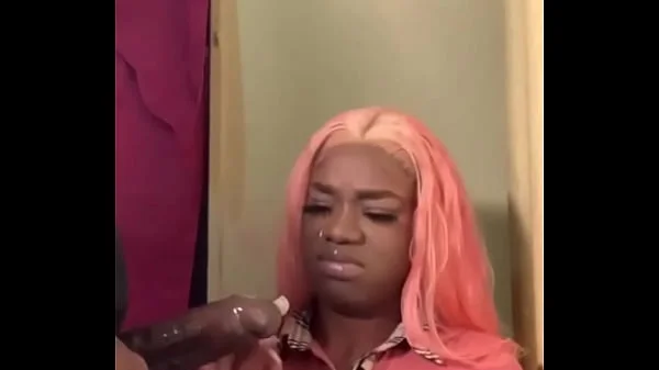 My Keisha Minaj Sucks My 11 inch Big Black Cock Until I Nut
