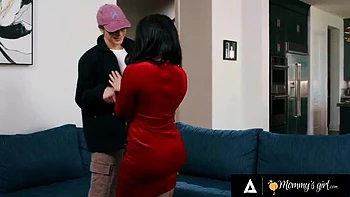 Secret Lesbian Strap-On Affair: MILF Housewife Valentina Nappi Fucks Katrina Colt Hard