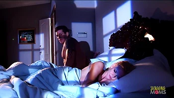 Slut With Blonde Girl Fucks A Neighbor Next To His Wife