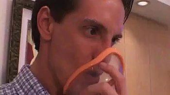 Slutty asian gets her holes dildoed and fucked deeply