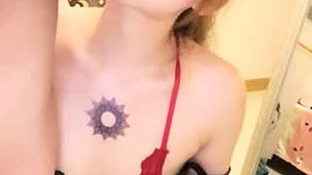 Leopard print underwear top glasses lady! Get down on your knees and eat the big cock! The best peach butt cant stand it, and its fucked hard from the first angle: Blowjob, Doggy  Cowgirl Porn