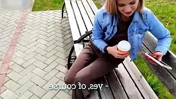 I met a cutie in the park, and she turned out to be a nymphomaniac and dragged me to her for sex: Porn