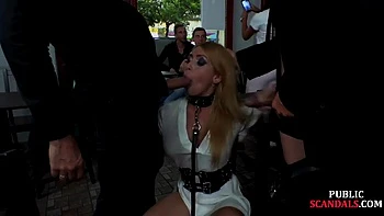 Pulled blonde cocksucking strangers