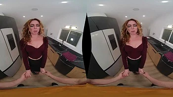 4UR0R F0X: Big Tits, Big Ass  Blowjob VR Porn