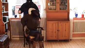 Chair Tied In Winter Jacket: Hardcore, Fetish  Bondage Porn
