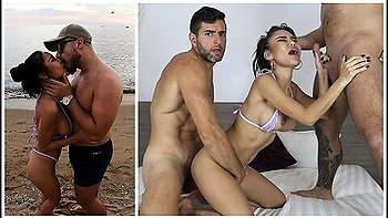 Success Public Beach Pickup Gone Hot Thai Threesome - Raysileeum