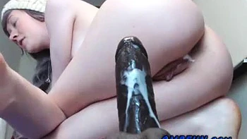Tight Riding Big Black OMBFUN Vibrator Creamy Cum: Cowgirl, Amateur  Babe Porn