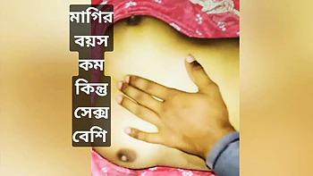 Bangla Cute Girlfriend Fucking Hard - Petite Teen with Big Natural Tits Creampie