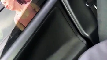 Redhead MILF Blowjob on Cafe Roof - Cumshot Facial & Handjob with Bigmax8inch