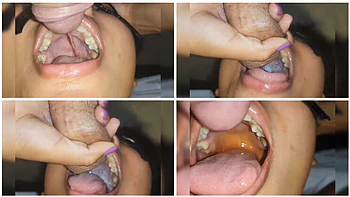 Desi Bihari Girl Mouth Fucking Neighbor Boyfriend - Blowjob & Cum in Mouth