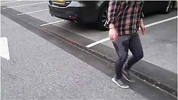 Girl Pissing Her Grey Jeans 5 Times! Jeans Wetting Compilation!