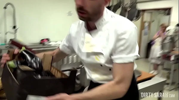 DIRTY SARAH - Tiny Anal Fucked With A Giant Eggplant