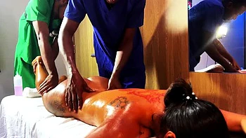 Leyne Rodriguez Rough Fuck - Big Tits Latina Hotwife Gets Nasty Massage & Doggy Style Sex