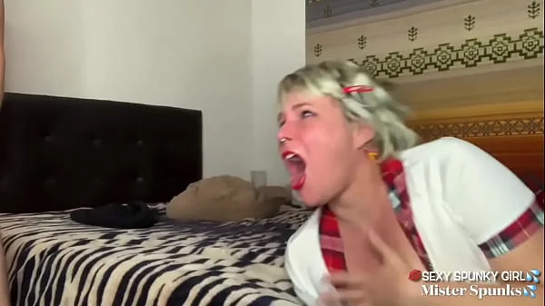 Cum Swallow: Sexy Student’s First Taste of Cum