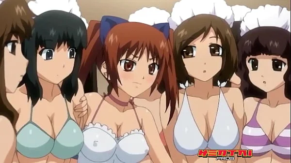 Teen Girls in An Orgy By The Pool | Hentai