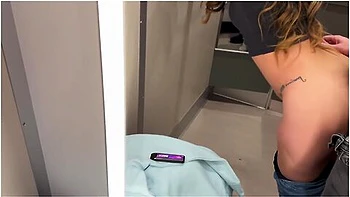 Risky Quickie With Asian Beauty In Target Dressing Room