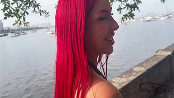 Passeio Com Exibicionismo Que Eu Adoro Fazer, Ele Ja Ficou De Pau Duro Querendo Me Foder, Nao Deu Outra, Chegamos Em Casa E, Eu Levei Pau No Cu E Tomei Toda A Porra With Maikinho Lisboa And Melissa Lisboa