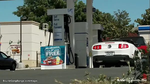 Ginger slut double penetration fucked