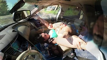 Countryside Drive Squirt Pee & Goldenshower In My Car Part1