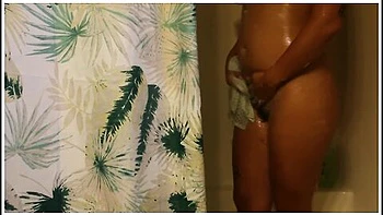 Step Brother Watches Me Shower