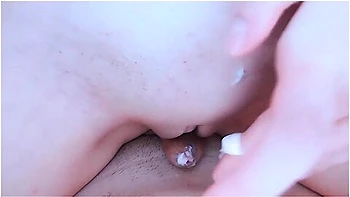 Cum In 2 Minutes From Rubing Pussy On Cock