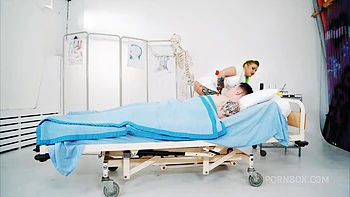 Tattooed Nurse Provides Anal Sex Therapy