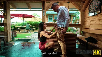 DADDY4K. BF's Daddy served her rough fuck