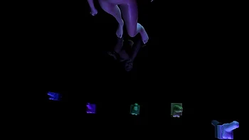 A girl testing dildos: 3D porn