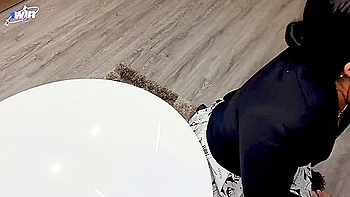 Colombian beauty secretary blows client in office, cum on her face, doggystyle - spectacular xxx!