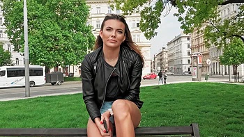 A girl with long hair Vanessa Decker fucks in cowgirl style