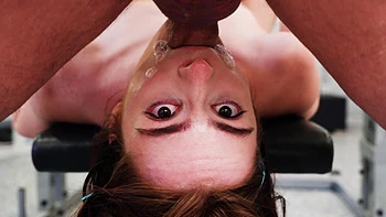 Sporty couple derrick and reese get intimate in gym shorts